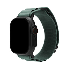 Mobilize Nylon Watch Band - Alpine - Black Connector - For Apple 42/44/45/49Mm - Green - 123TelecomShop