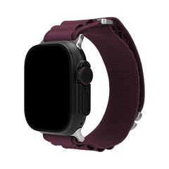 Mobilize Nylon Watch Band - Alpine - Titanium Connector - For Apple 38/40/41Mm - Bordeaux - 123TelecomShop