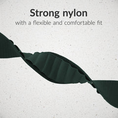 Mobilize Nylon Watch Band - Alpine - Titanium Connector - For Apple 38/40/41Mm - Dark Green - 123TelecomShop