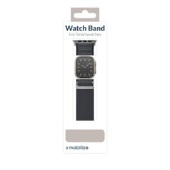 Mobilize Nylon Watch Band - Alpine - Titanium Connector - For Apple 38/40/41Mm - Dark Grey - 123TelecomShop