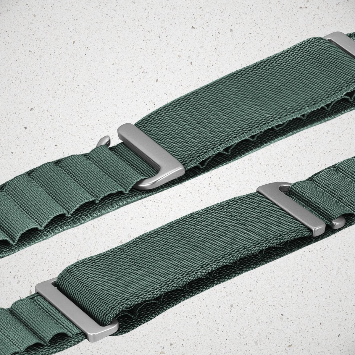 Mobilize Nylon Watch Band - Alpine - Titanium Connector - For Apple 38/40/41Mm - Green - 123TelecomShop