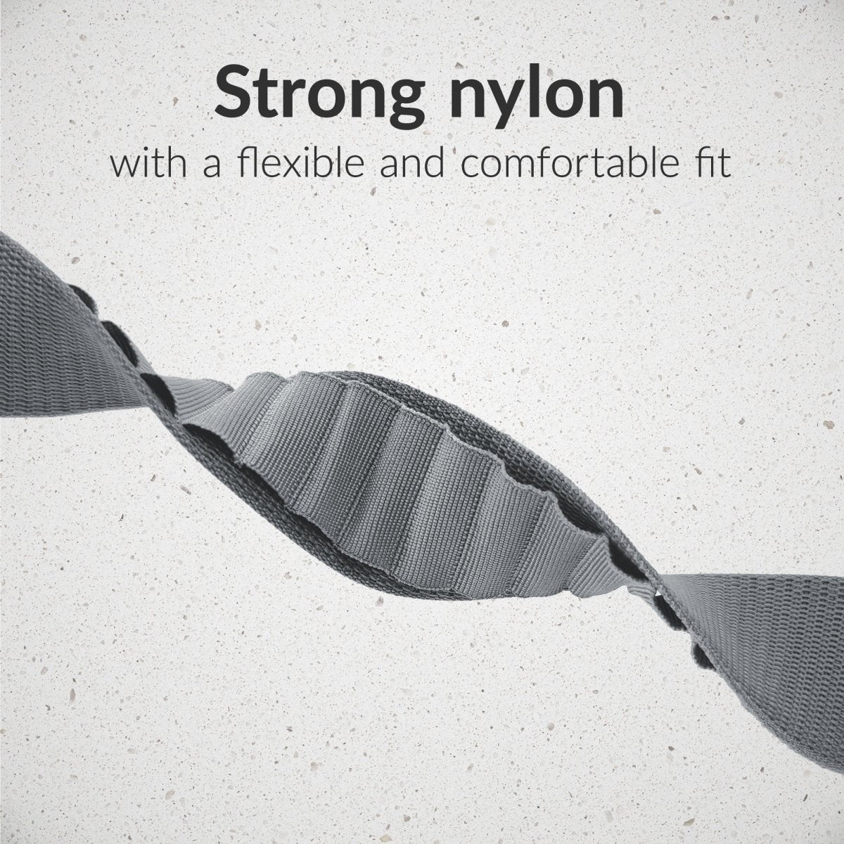 Mobilize Nylon Watch Band - Alpine - Titanium Connector - For Apple 38/40/41Mm - Light Grey - 123TelecomShop