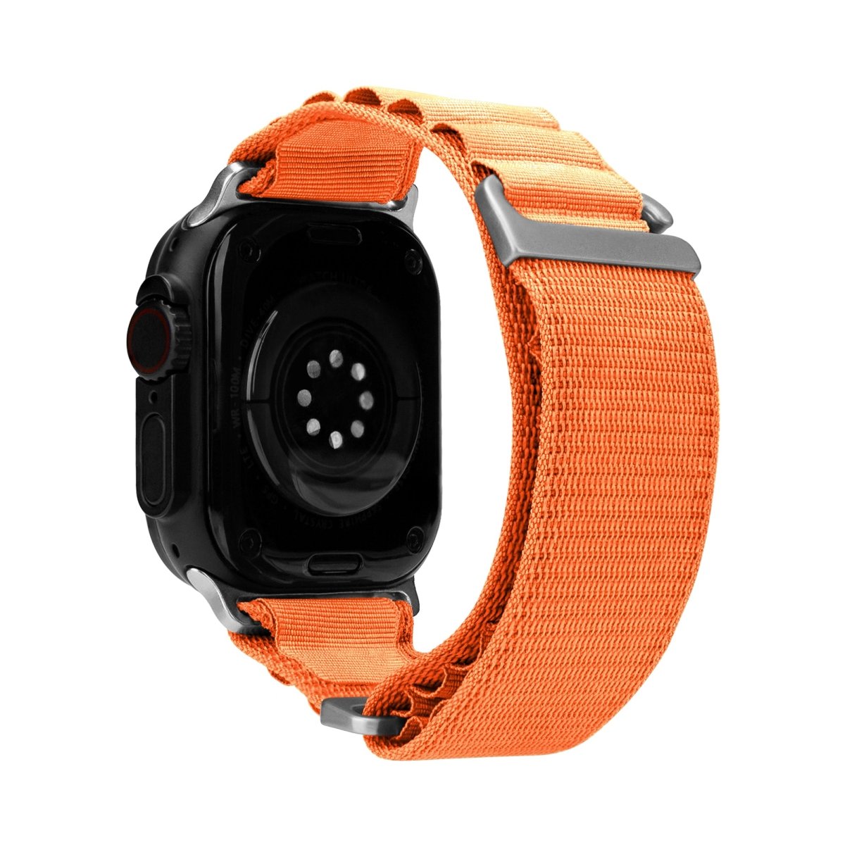 Mobilize Nylon Watch Band - Alpine - Titanium Connector - For Apple 38/40/41Mm - Orange - 123TelecomShop