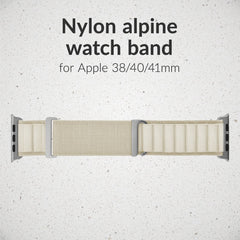 Mobilize Nylon Watch Band - Alpine - Titanium Connector - For Apple 38/40/41Mm - Starlight - 123TelecomShop