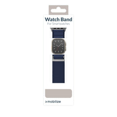 Mobilize Nylon Watch Band - Alpine - Titanium Connector - For Apple 42/44/45/49Mm - Blue - 123TelecomShop