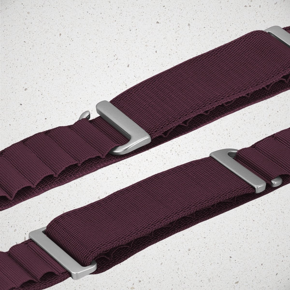 Mobilize Nylon Watch Band - Alpine - Titanium Connector - For Apple 42/44/45/49Mm - Bordeaux - 123TelecomShop