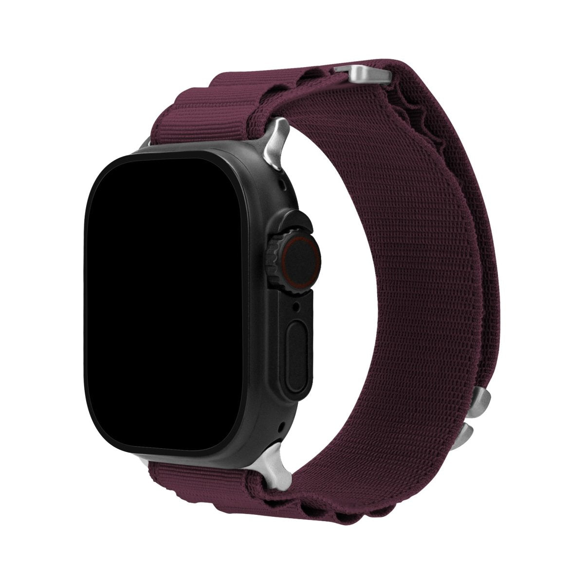 Mobilize Nylon Watch Band - Alpine - Titanium Connector - For Apple 42/44/45/49Mm - Bordeaux - 123TelecomShop