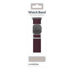 Mobilize Nylon Watch Band - Alpine - Titanium Connector - For Apple 42/44/45/49Mm - Bordeaux - 123TelecomShop