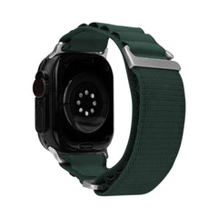 Mobilize Nylon Watch Band - Alpine - Titanium Connector - For Apple 42/44/45/49Mm - Dark Green - 123TelecomShop
