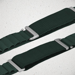 Mobilize Nylon Watch Band - Alpine - Titanium Connector - For Apple 42/44/45/49Mm - Dark Green - 123TelecomShop