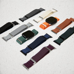 Mobilize Nylon Watch Band - Alpine - Titanium Connector - For Apple 42/44/45/49Mm - Dark Grey - 123TelecomShop