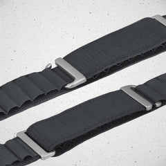Mobilize Nylon Watch Band - Alpine - Titanium Connector - For Apple 42/44/45/49Mm - Dark Grey - 123TelecomShop