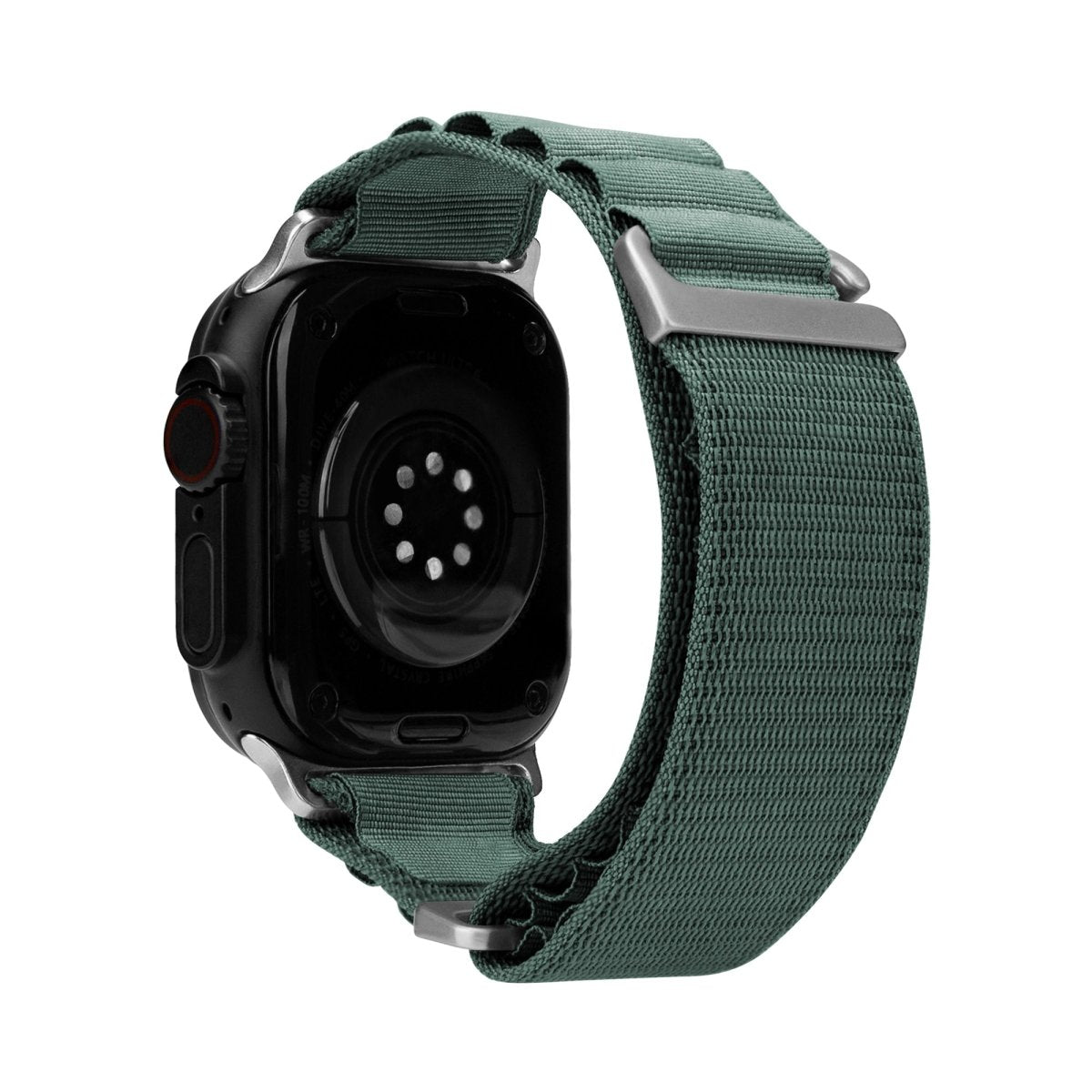 Mobilize Nylon Watch Band - Alpine - Titanium Connector - For Apple 42/44/45/49Mm - Green - 123TelecomShop