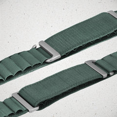 Mobilize Nylon Watch Band - Alpine - Titanium Connector - For Apple 42/44/45/49Mm - Green - 123TelecomShop
