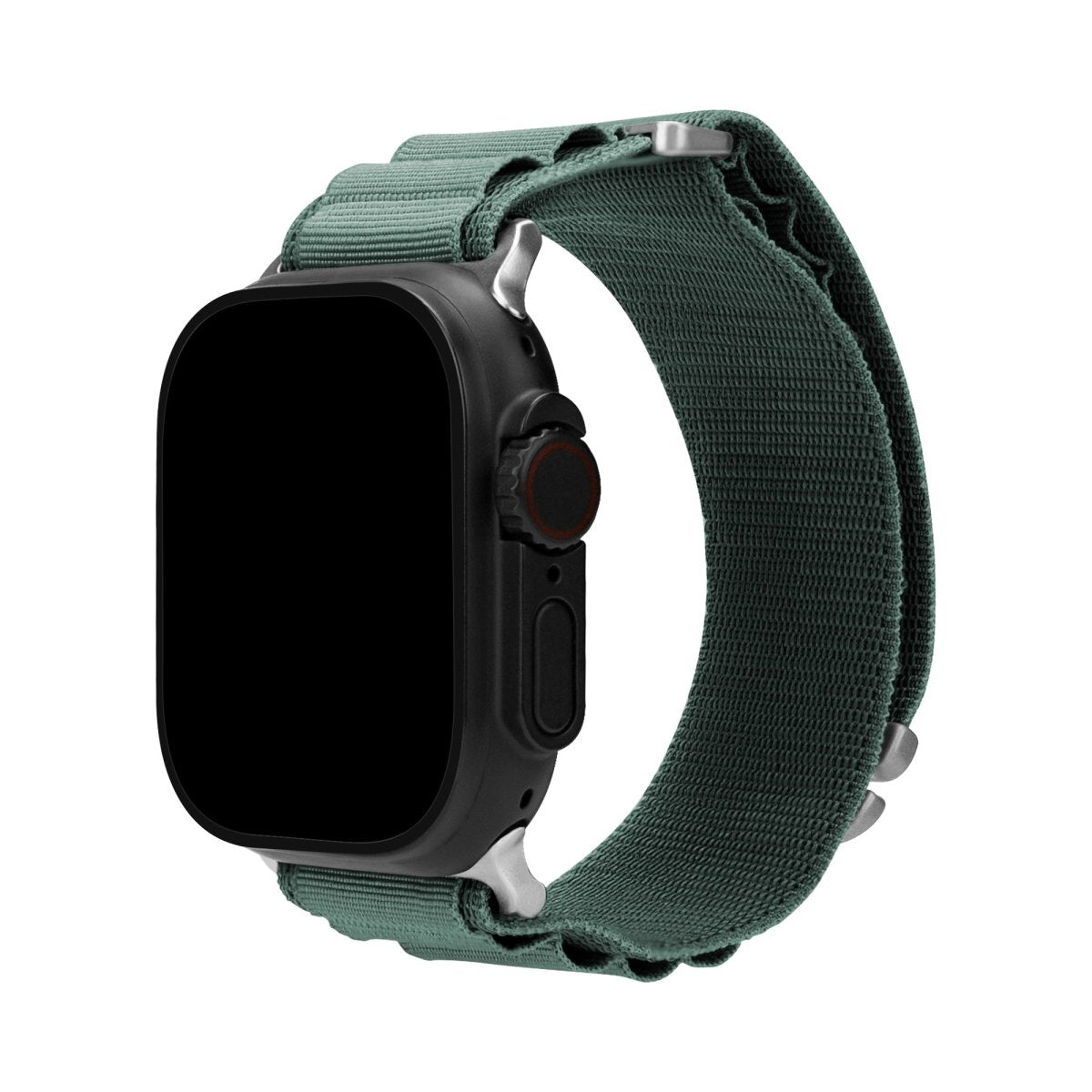 Mobilize Nylon Watch Band - Alpine - Titanium Connector - For Apple 42/44/45/49Mm - Green - 123TelecomShop