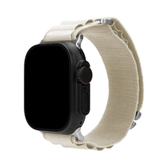 Mobilize Nylon Watch Band - Alpine - Titanium Connector - For Apple 42/44/45/49Mm - Starlight - 123TelecomShop