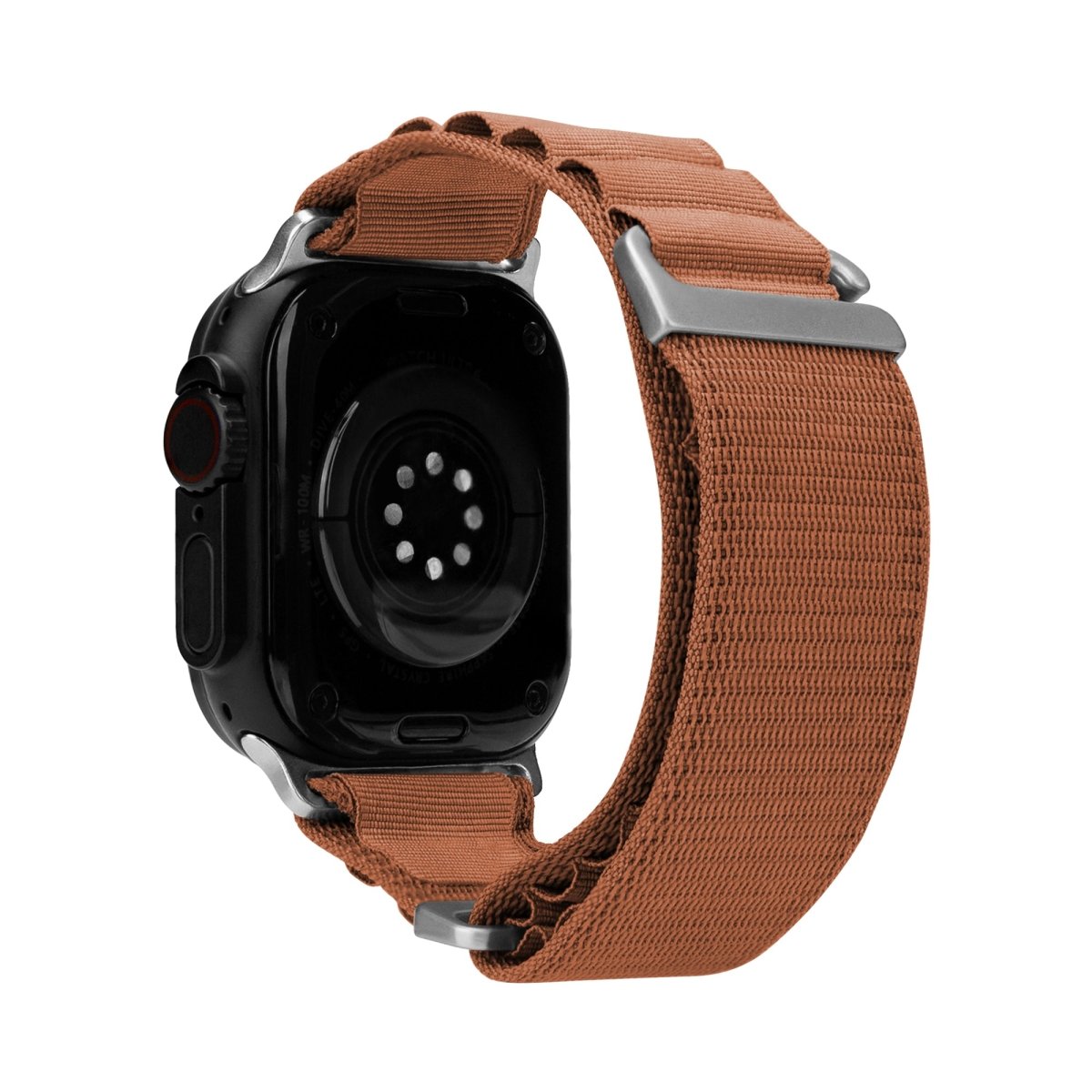 Mobilize Nylon Watch Band - Alpine - Titanium Connector - For Apple 42/44/45/49Mm - Terracotta - 123TelecomShop
