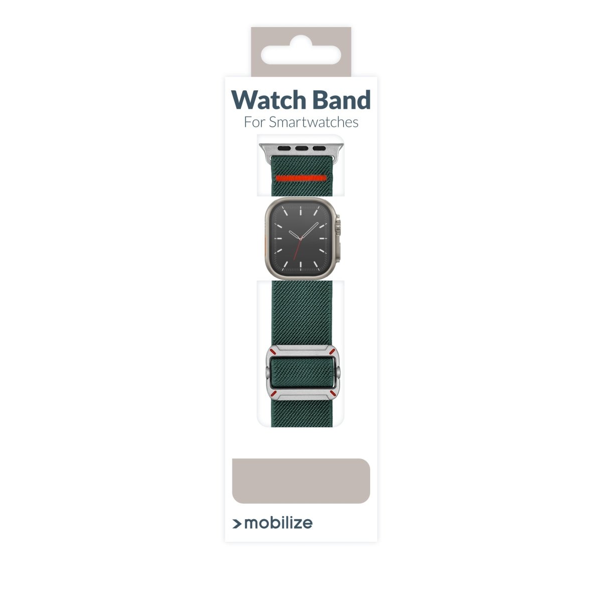 Mobilize Nylon Watch Band - Elastic - For Apple 38/40/41Mm - Green - 123TelecomShop