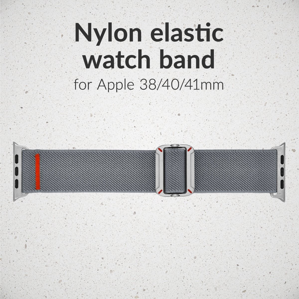 Mobilize Nylon Watch Band - Elastic - For Apple 38/40/41Mm - Grey - 123TelecomShop