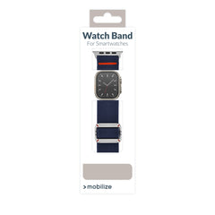 Mobilize Nylon Watch Band - Elastic - For Apple 42/44/45/49Mm - Blue - 123TelecomShop
