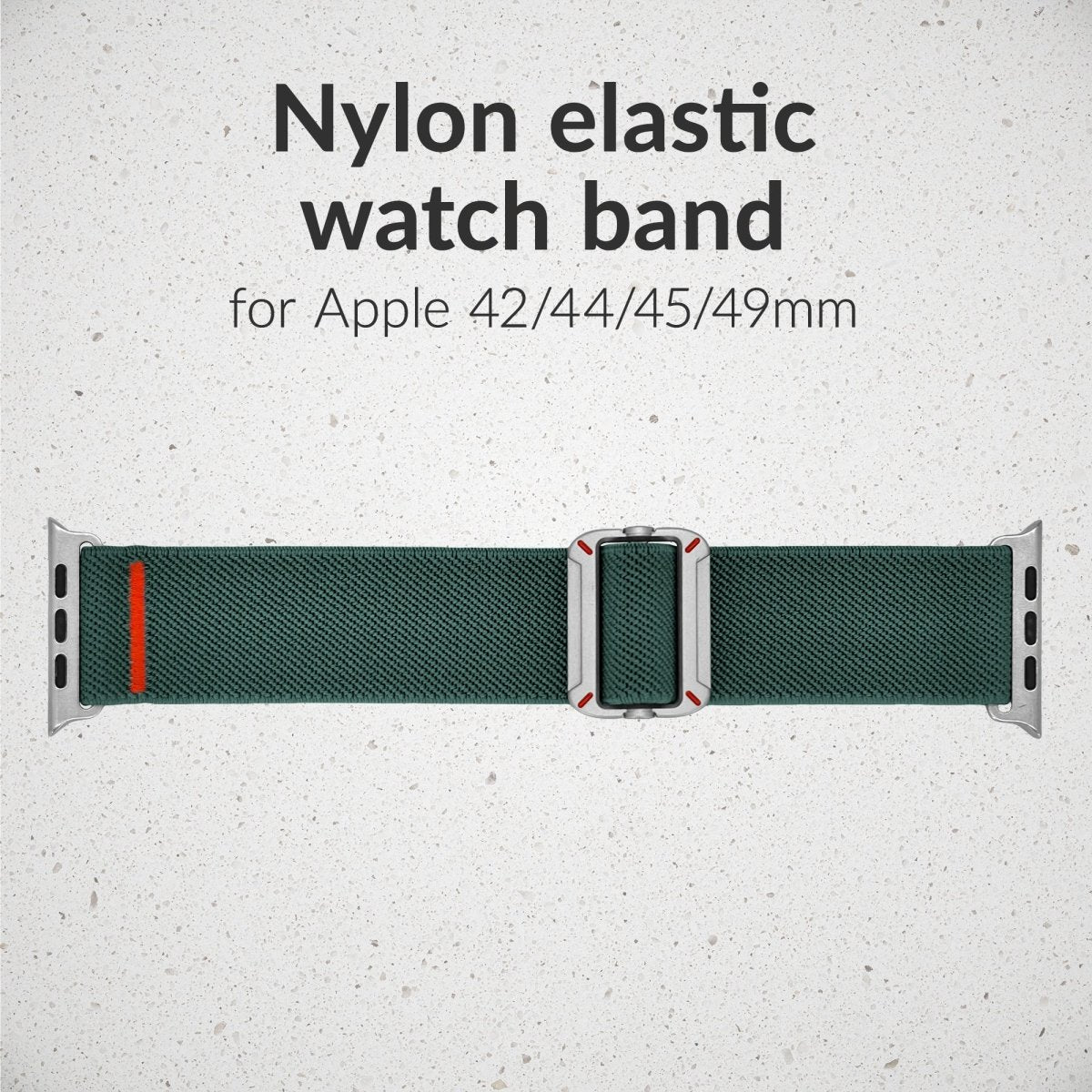 Mobilize Nylon Watch Band - Elastic - For Apple 42/44/45/49Mm - Green - 123TelecomShop