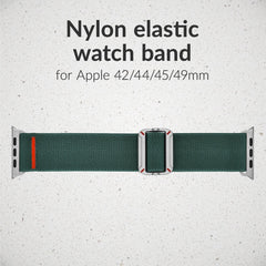 Mobilize Nylon Watch Band - Elastic - For Apple 42/44/45/49Mm - Green - 123TelecomShop