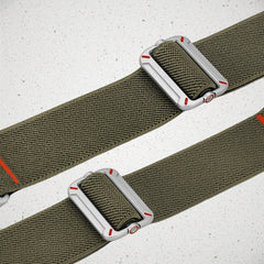 Mobilize Nylon Watch Band - Elastic - For Apple 42/44/45/49Mm - Khaki - 123TelecomShop