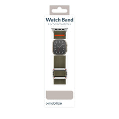 Mobilize Nylon Watch Band - Elastic - For Apple 42/44/45/49Mm - Khaki - 123TelecomShop