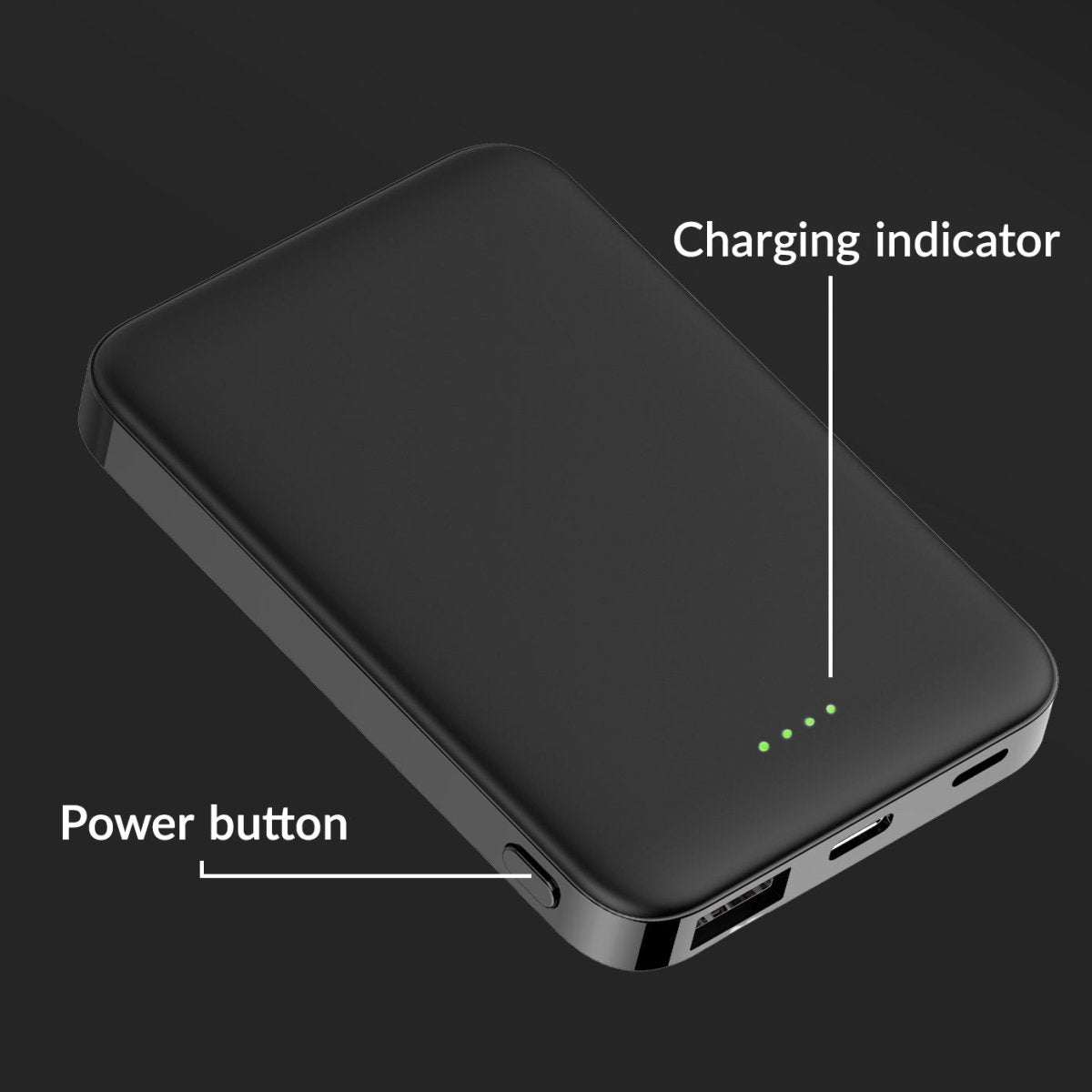 Mobilize Power Bank 5000Mah 15W Black - 123TelecomShop
