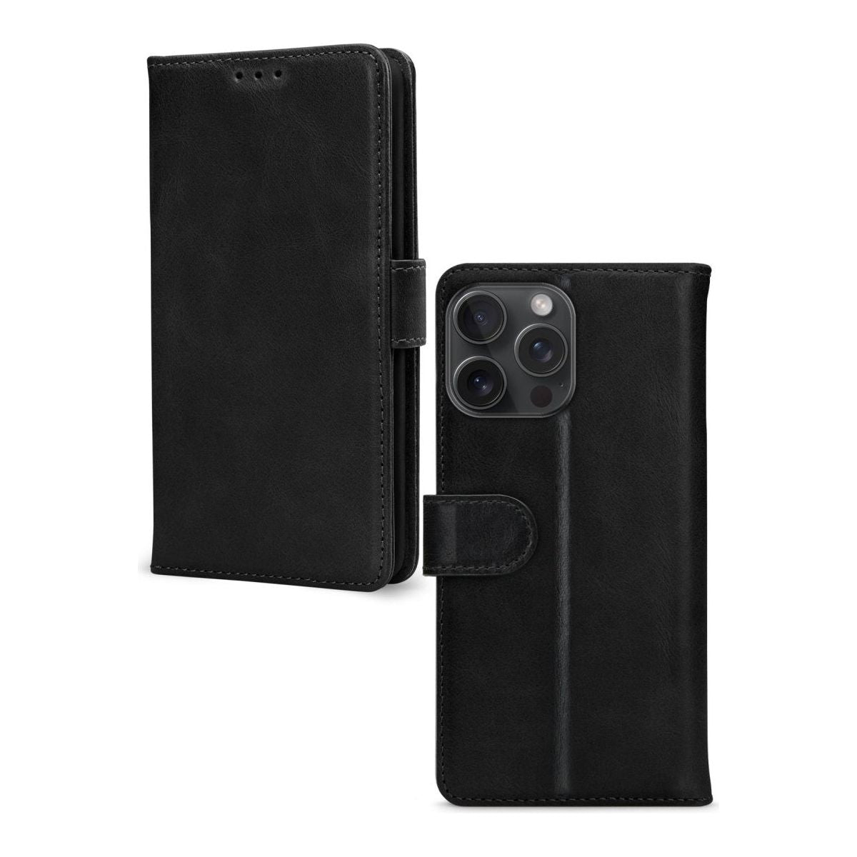 Mobilize Premium Gelly Wallet Book Case Apple Iphone 15 Pro Max Black - 123TelecomShop