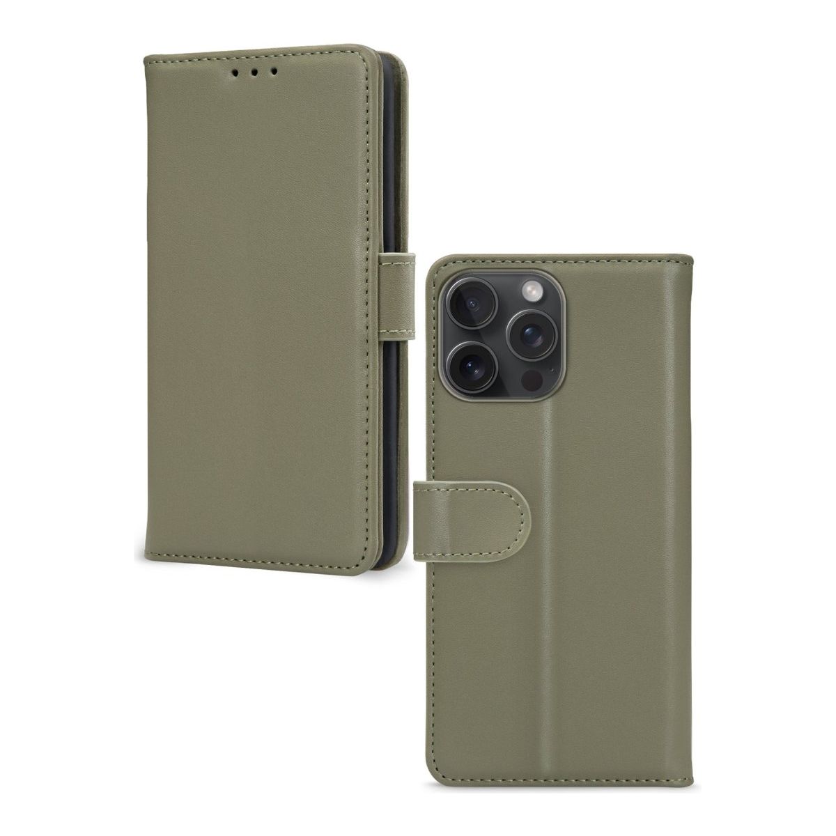 Mobilize Premium Gelly Wallet Book Case Apple Iphone 15 Pro Max Green - 123TelecomShop