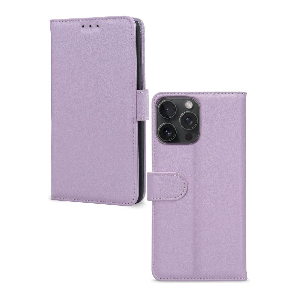 Mobilize Premium Gelly Wallet Book Case Apple Iphone 15 Pro Max Purple - 123TelecomShop
