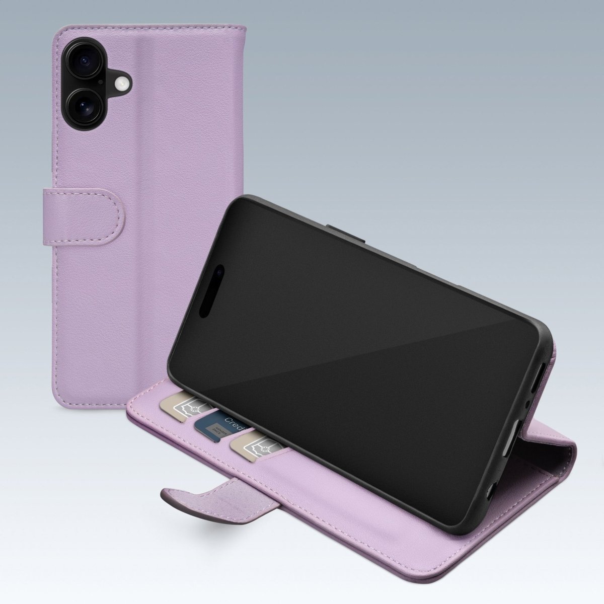 Mobilize Premium Gelly Wallet Book Case Apple Iphone 16 Plus Purple - 123TelecomShop