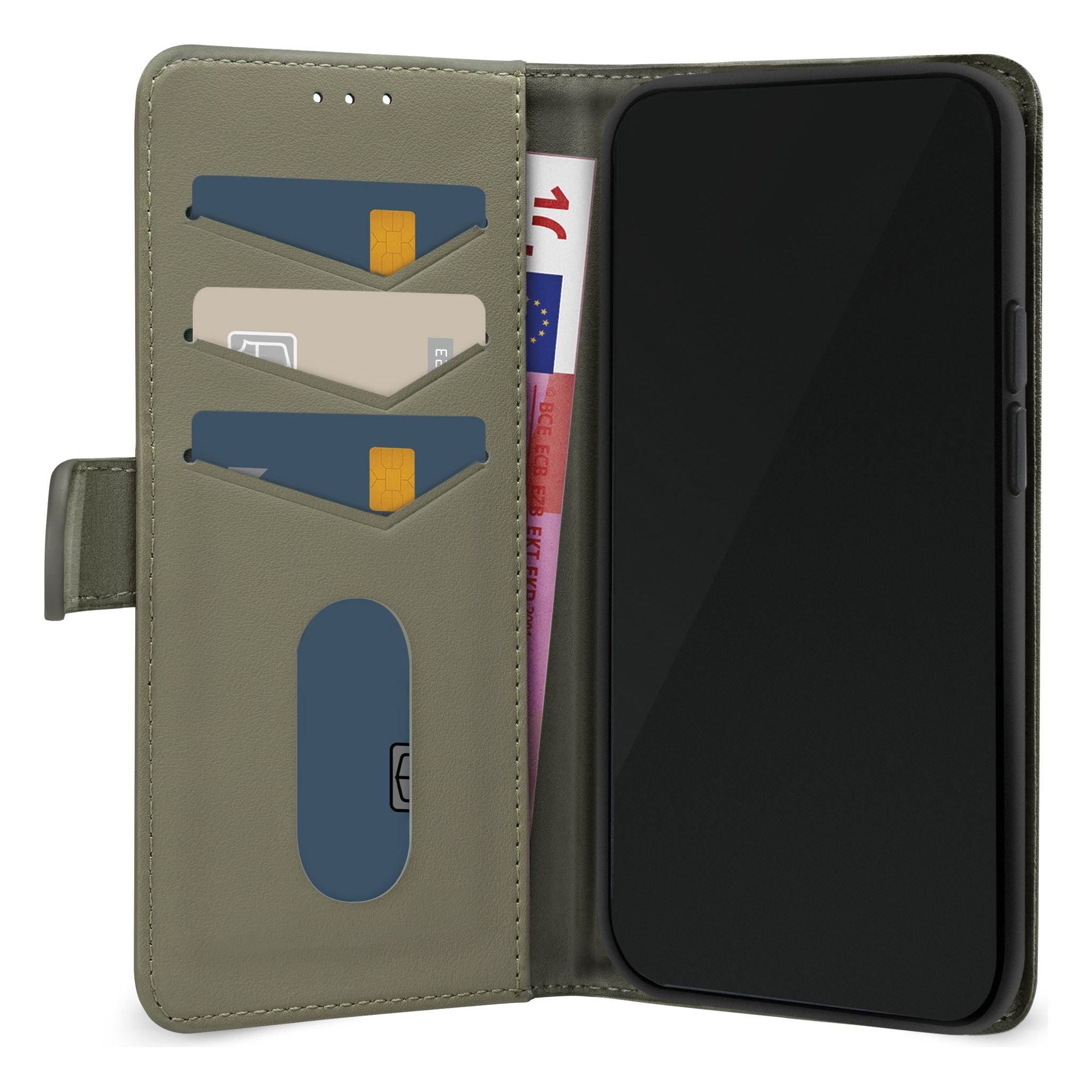 Mobilize Premium Gelly Wallet Book Case Apple Iphone 16 Pro Max Green - 123TelecomShop