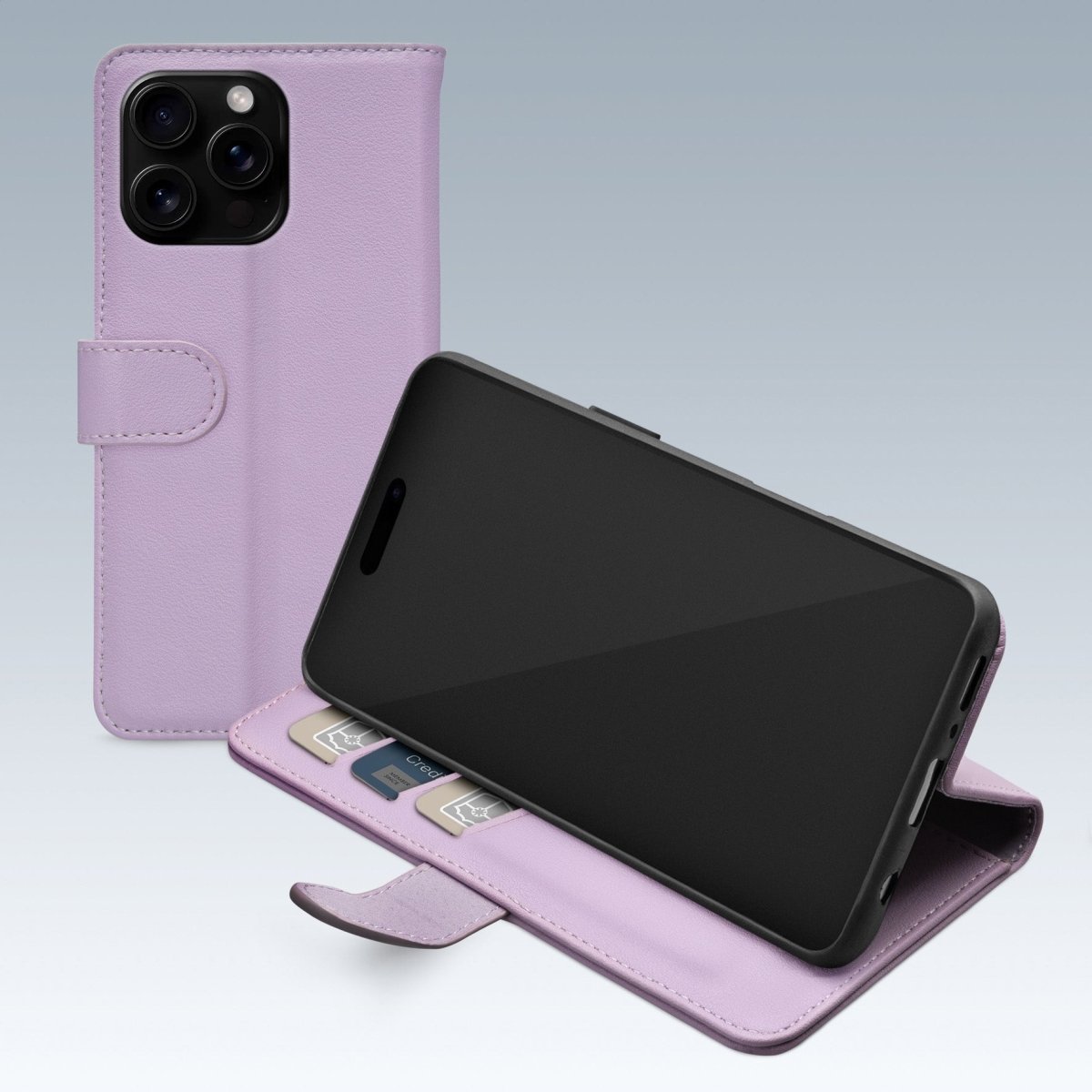 Mobilize Premium Gelly Wallet Book Case Apple Iphone 16 Pro Max Purple - 123TelecomShop