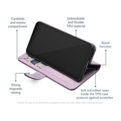 Mobilize Premium Gelly Wallet Book Case Apple Iphone 16 Purple - 123TelecomShop