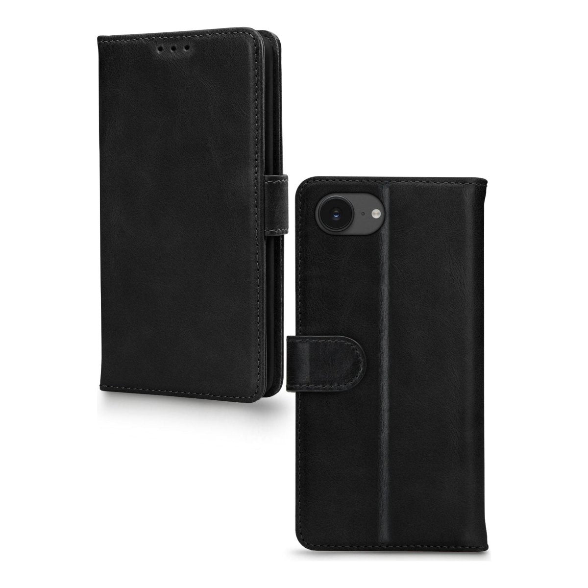 Mobilize Premium Gelly Wallet Book Case Apple Iphone 16E Black - 123TelecomShop