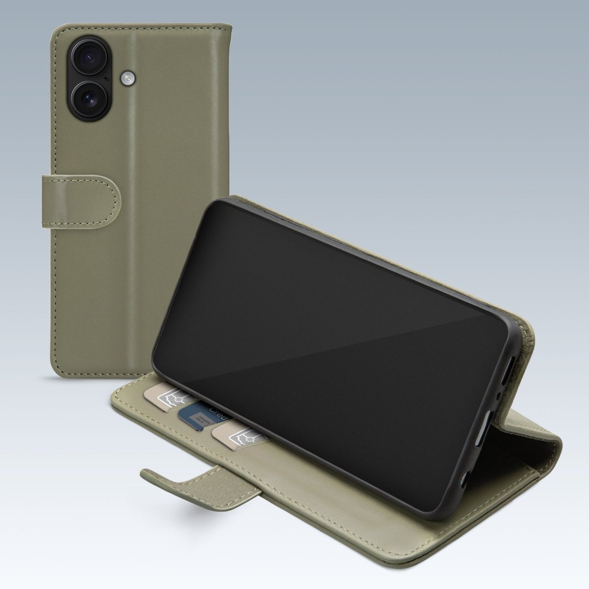 Mobilize Premium Gelly Wallet Book Case Apple Iphone 17 Green - 123TelecomShop