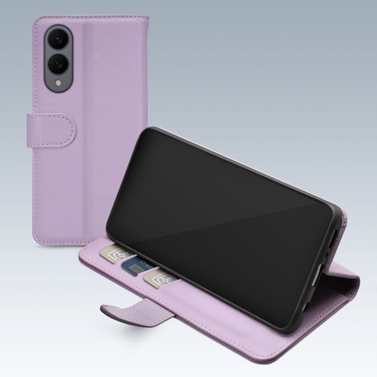 Mobilize Premium Gelly Wallet Book Case Samsung Galaxy S25 Edge 5G Purple - 123TelecomShop