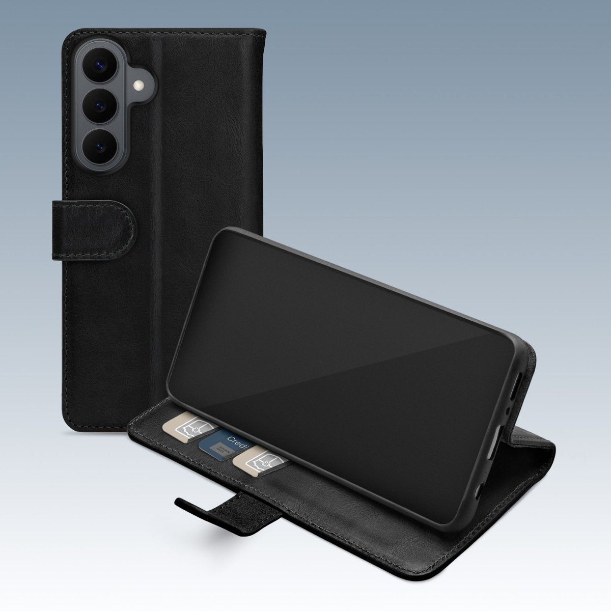 Mobilize Premium Gelly Wallet Book Case Samsung Galaxy S26+ 5G Black - 123TelecomShop