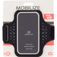 Mobilize Premium Universal Lycra Arm Strap 5" Black - 123TelecomShop