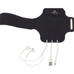 Mobilize Premium Universal Lycra Arm Strap 5" Black - 123TelecomShop