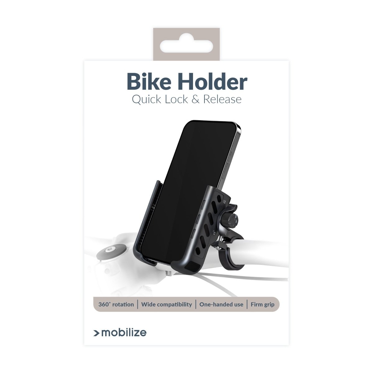 Mobilize Quick Lock Bike Holder Black - 123TelecomShop