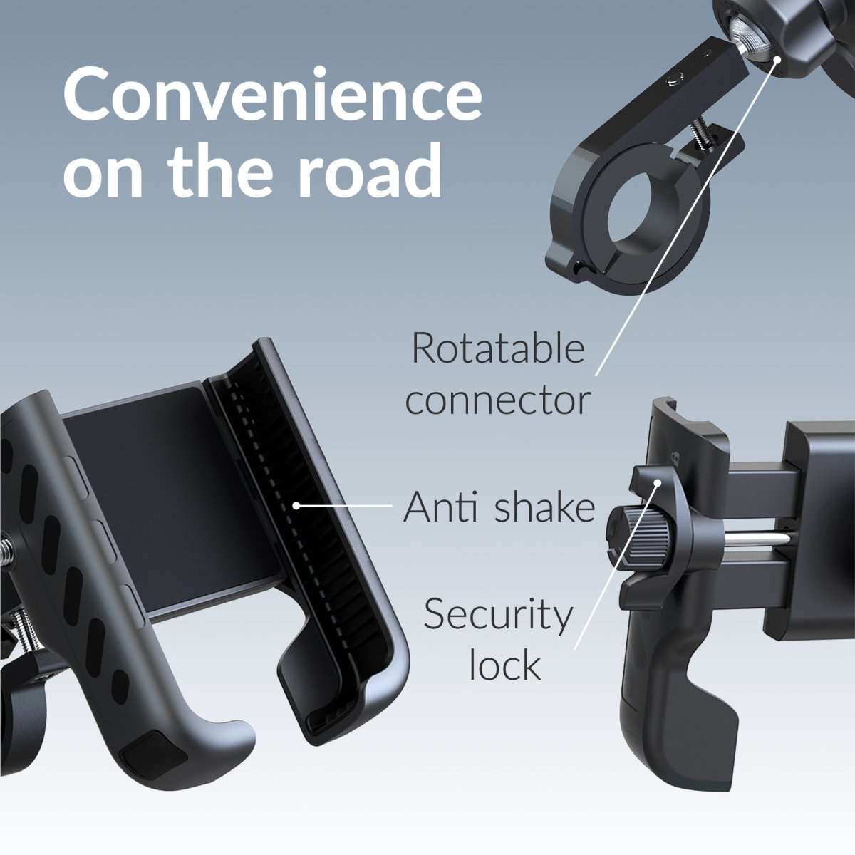 Mobilize Quick Lock Bike Holder Black - 123TelecomShop