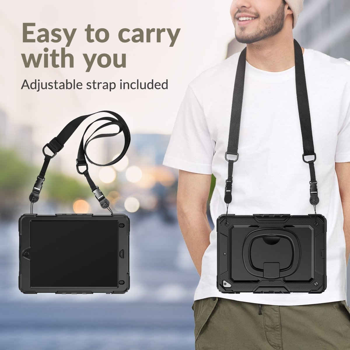 Mobilize Rotating Defender Case Stand Function For Apple Ipad 10.9 (2022)/Ipad 11 (2025) Black - 123TelecomShop