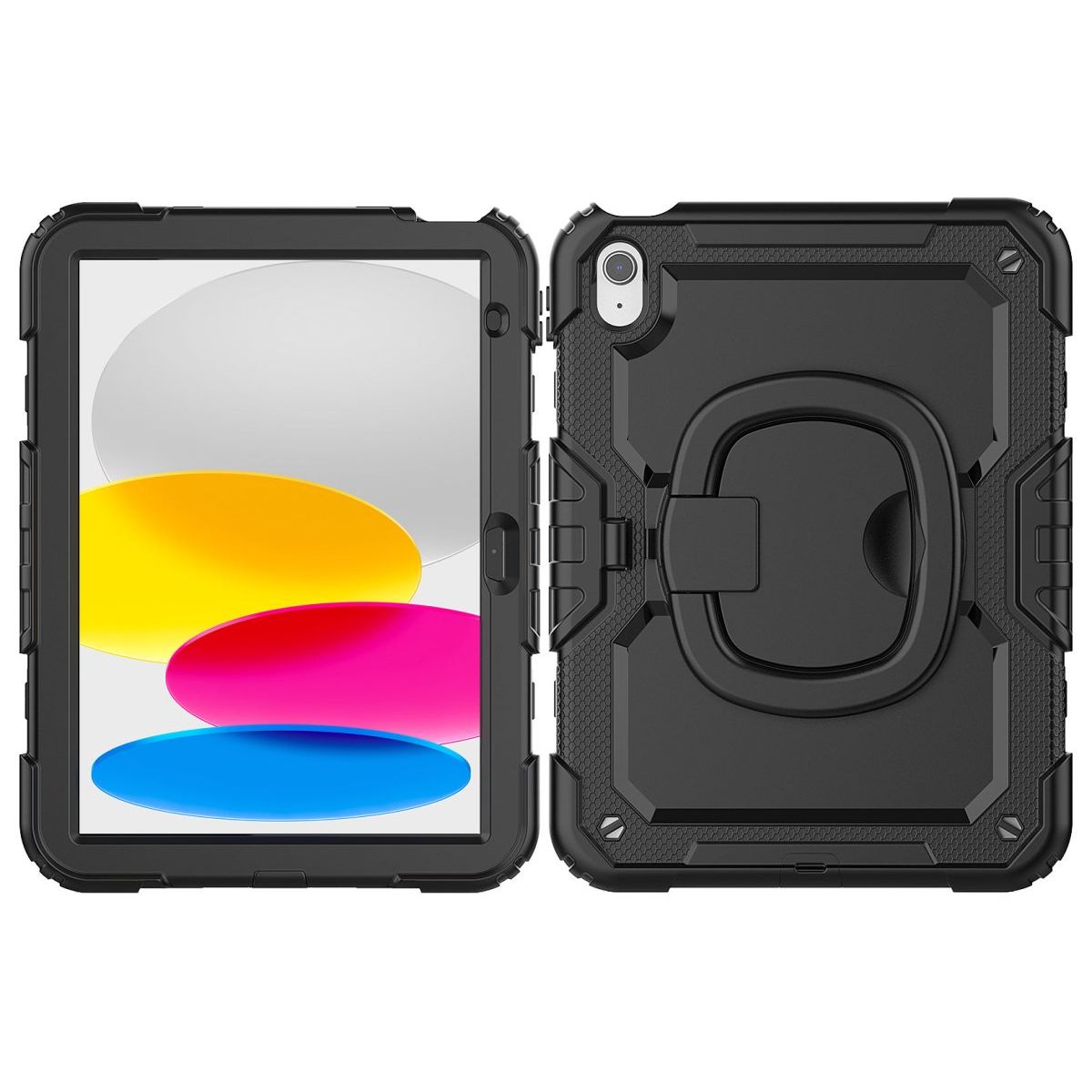 Mobilize Rotating Defender Case Stand Function For Apple Ipad 10.9 (2022)/Ipad 11 (2025) Black - 123TelecomShop
