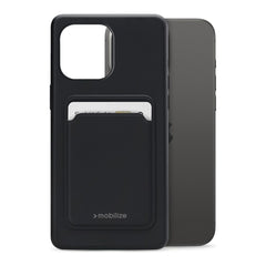 Mobilize Rubber Gelly Card Case Apple Iphone 15 Pro Max Matt Black - 123TelecomShop