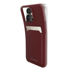 Mobilize Rubber Gelly Card Case Apple Iphone 15 Pro Max Matt Bordeaux - 123TelecomShop