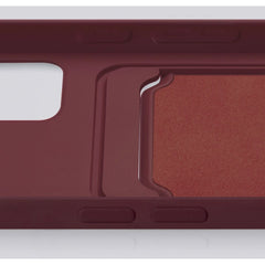 Mobilize Rubber Gelly Card Case Apple Iphone 15 Pro Max Matt Bordeaux - 123TelecomShop