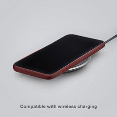 Mobilize Rubber Gelly Card Case Apple Iphone 15 Pro Max Matt Bordeaux - 123TelecomShop